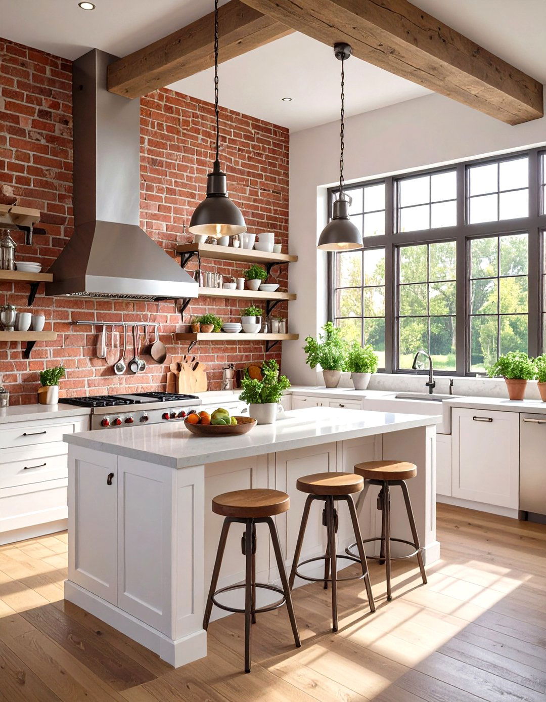 The Industrial Farmhouse Kitchen - 30 modern farm house design ideas