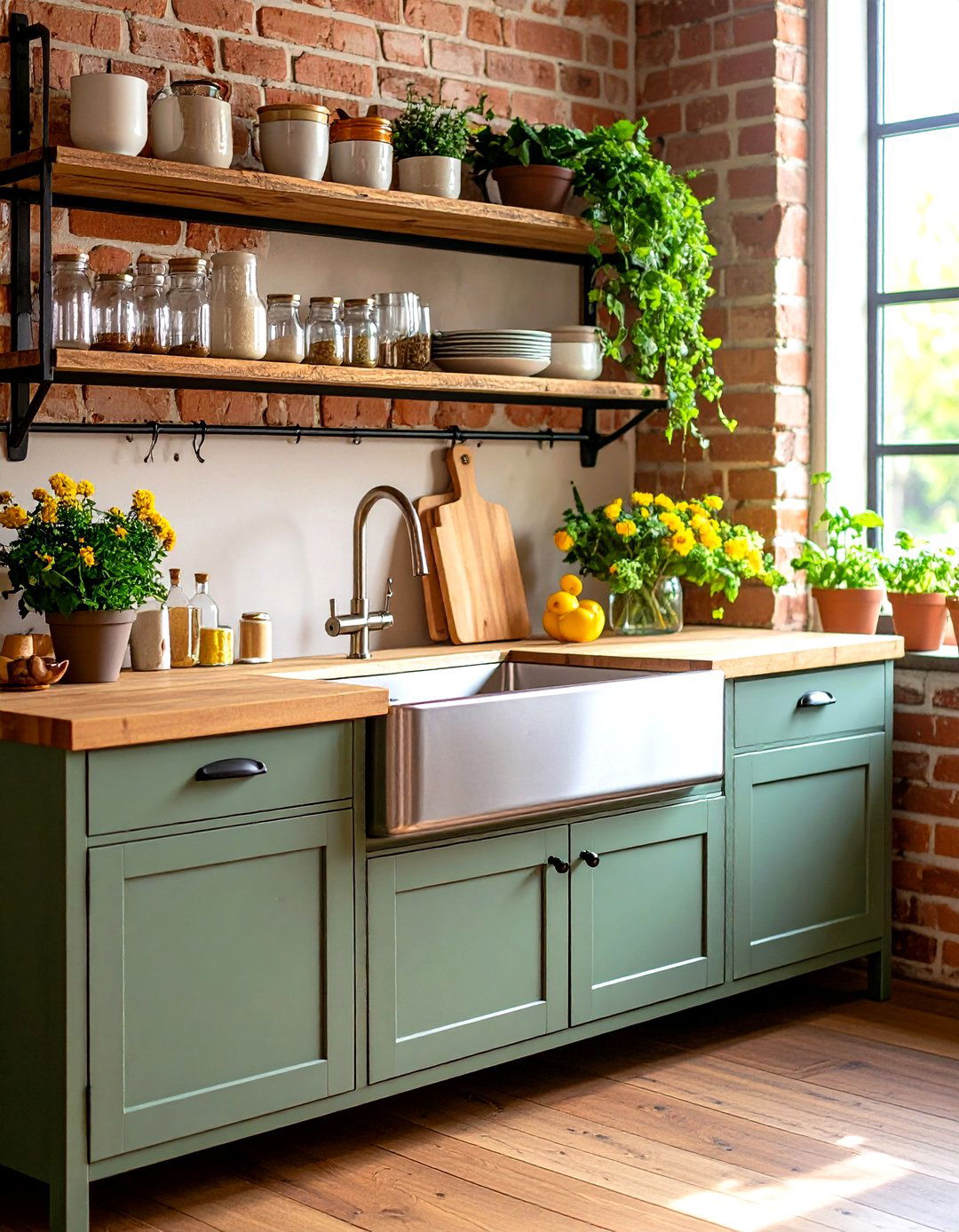 The Industrial Free Standing Stainless Steel Kitchen Sink - 30 kitchen sink ideas