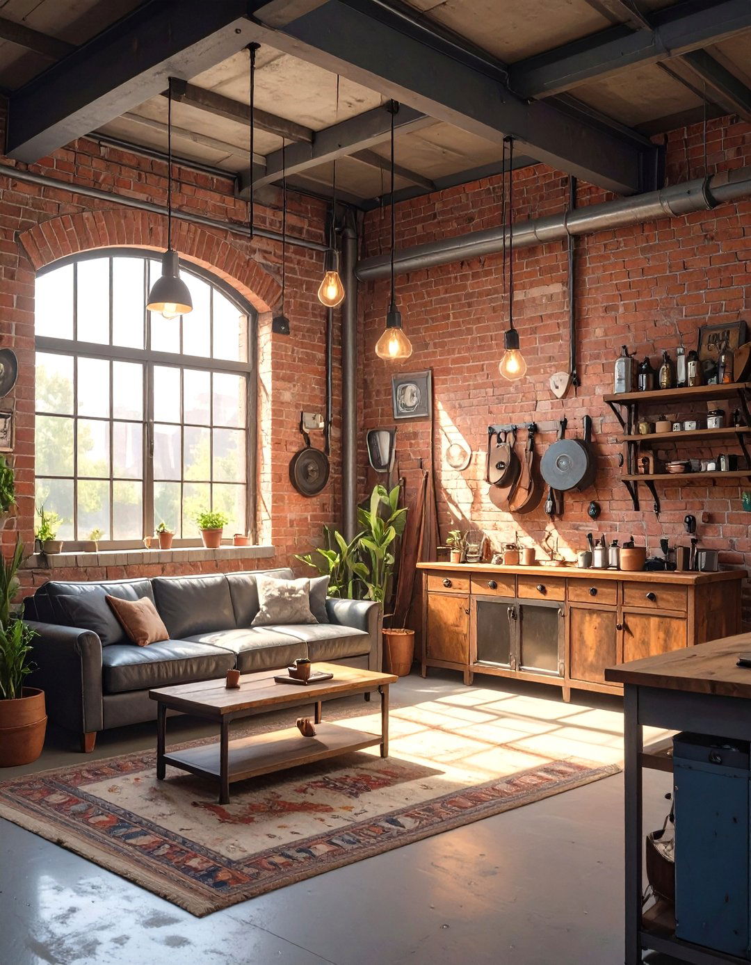 The Industrial Garage Man Cave - 30 man cave decor ideas