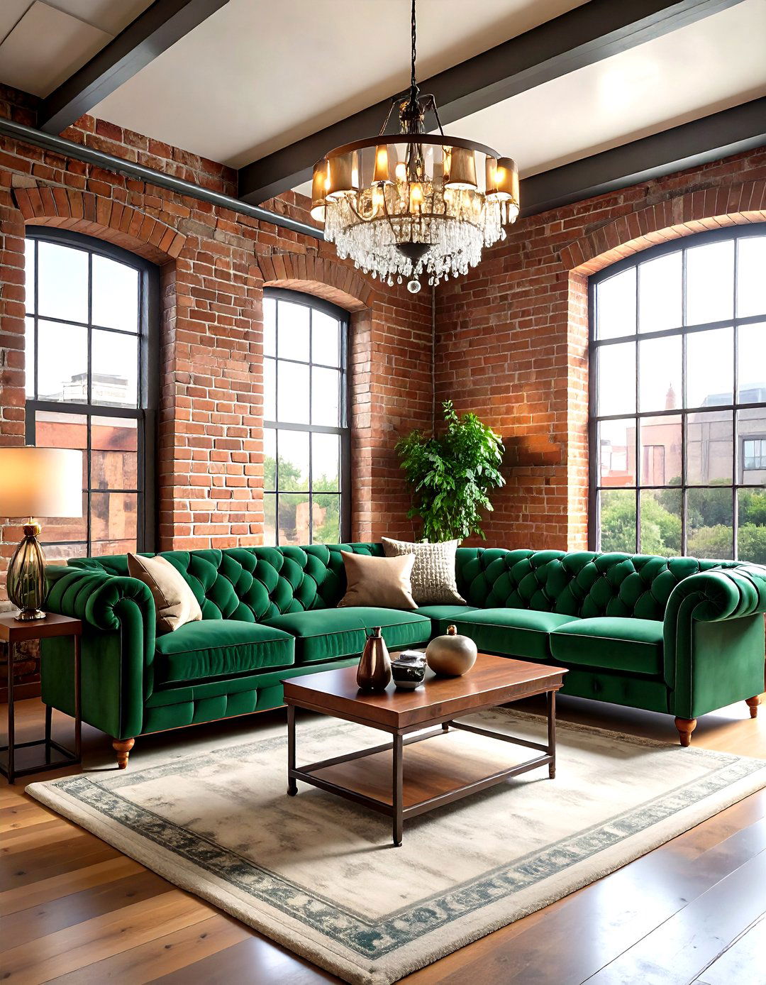 The Industrial Glam Living Room - 30 eclectic living room ideas
