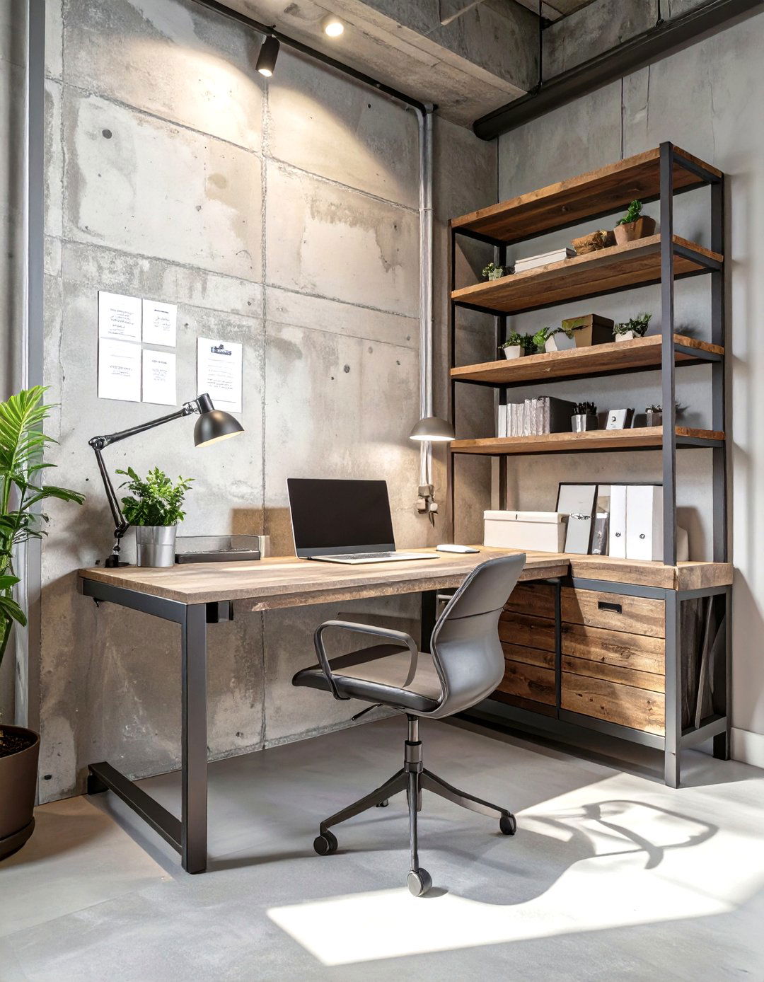 The Industrial Home Office Zone - 30 industrial house design ideas
