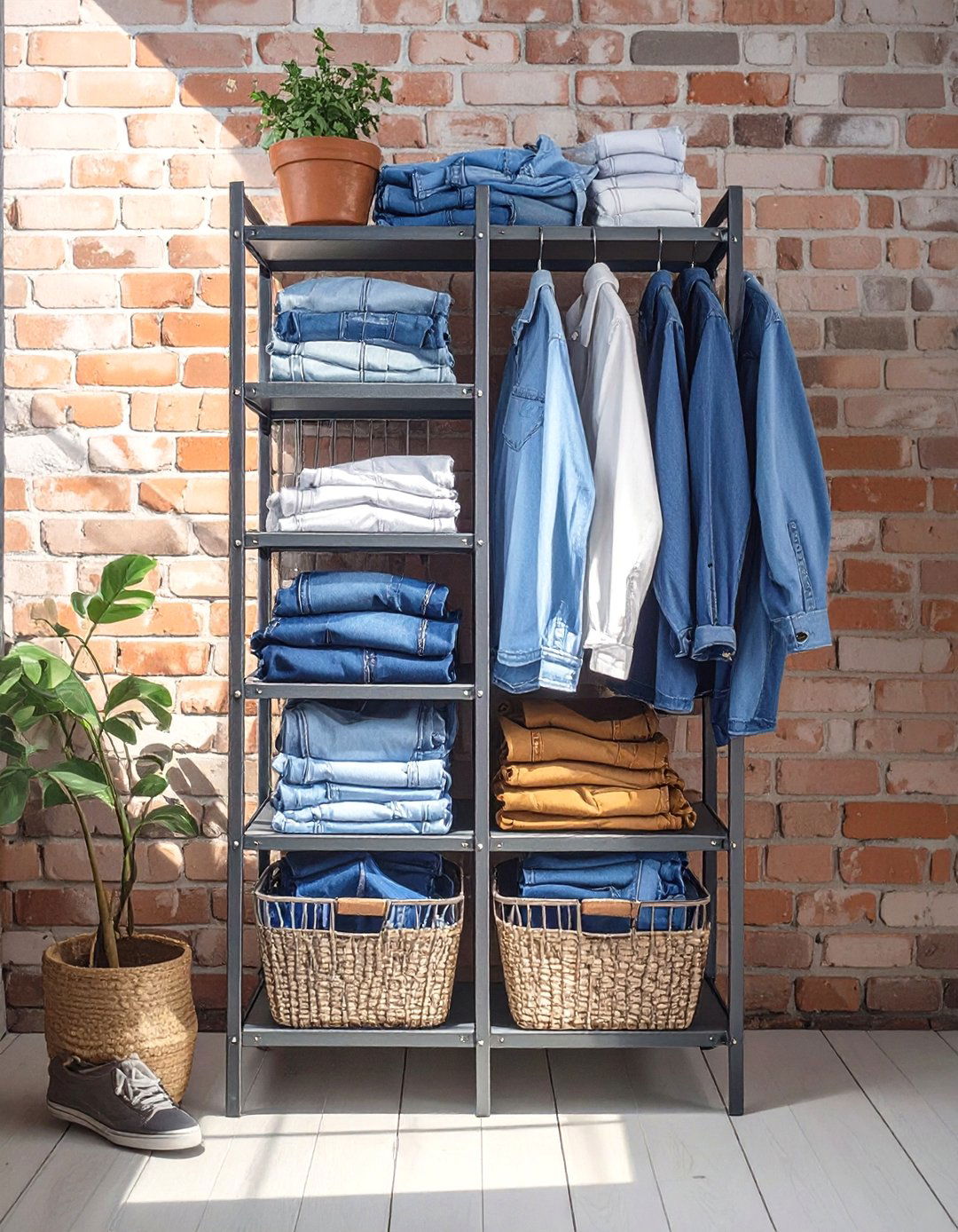 The Industrial JONAXEL Wire Drawer Unit - 30 ikea closet organizer ideas