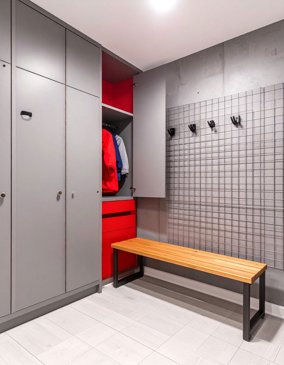 The Industrial Locker Room Kids Closet - 30 kids closet ideas