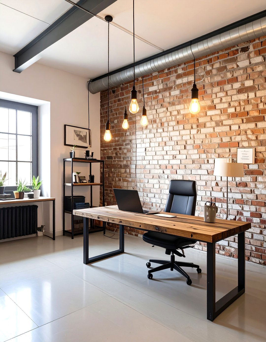 The Industrial Loft Basement Office - 30 basement office ideas no windows