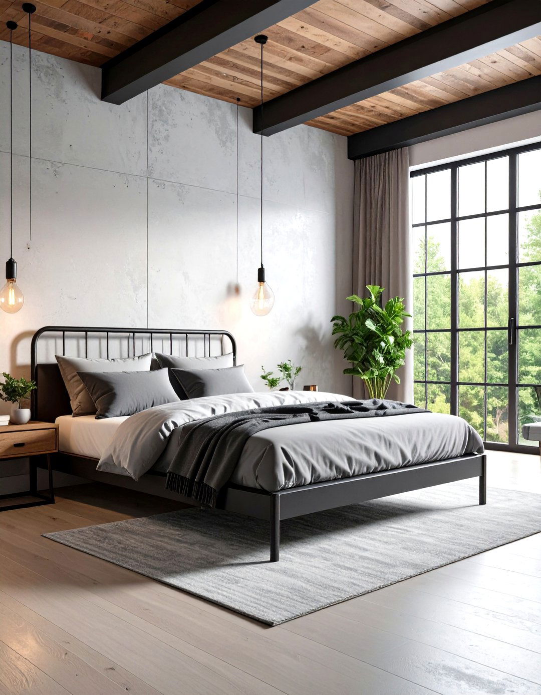 The Industrial Loft Bedroom - 30 design bedroom ideas