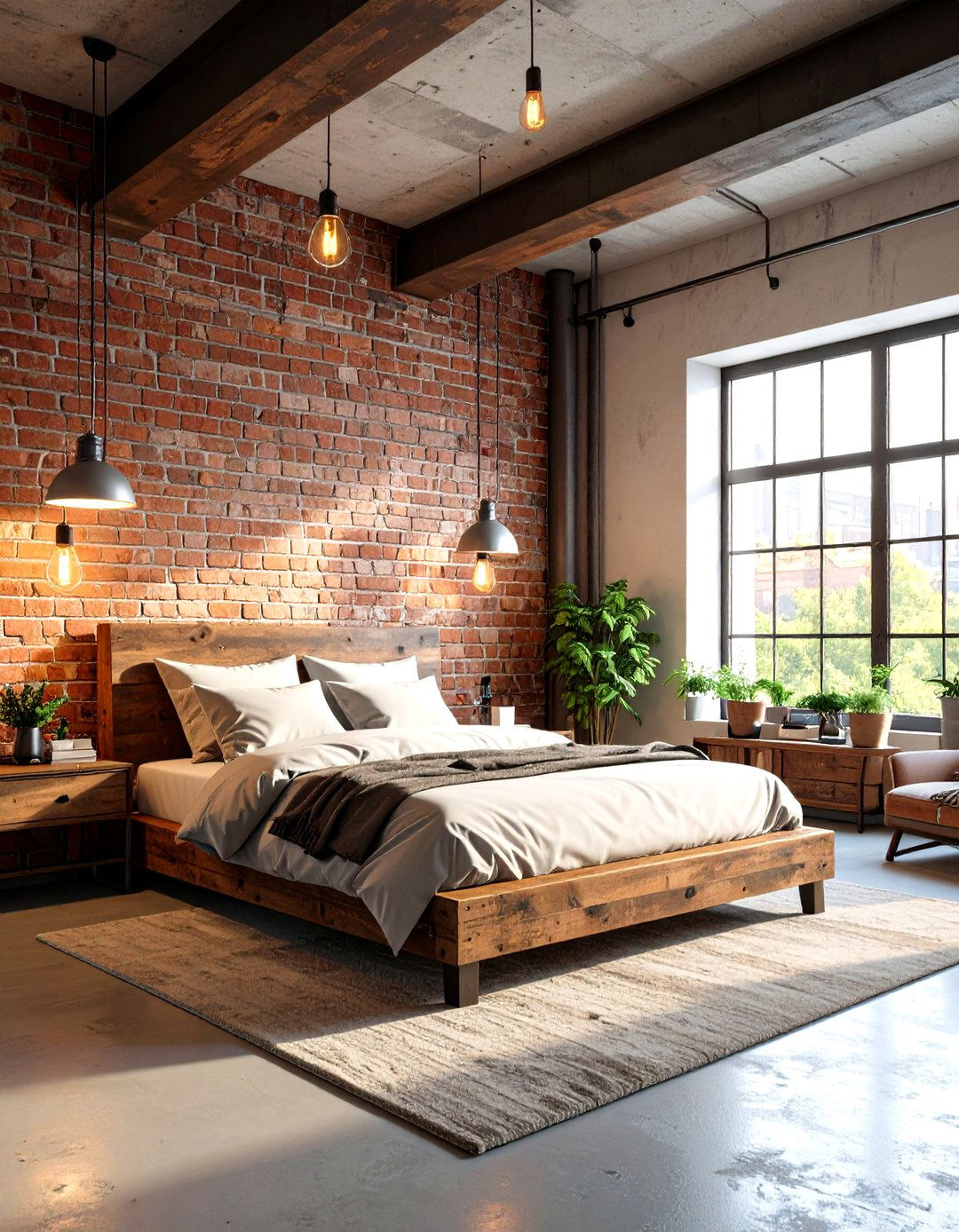 The Industrial Loft Bedroom - 30 dream bedroom ideas
