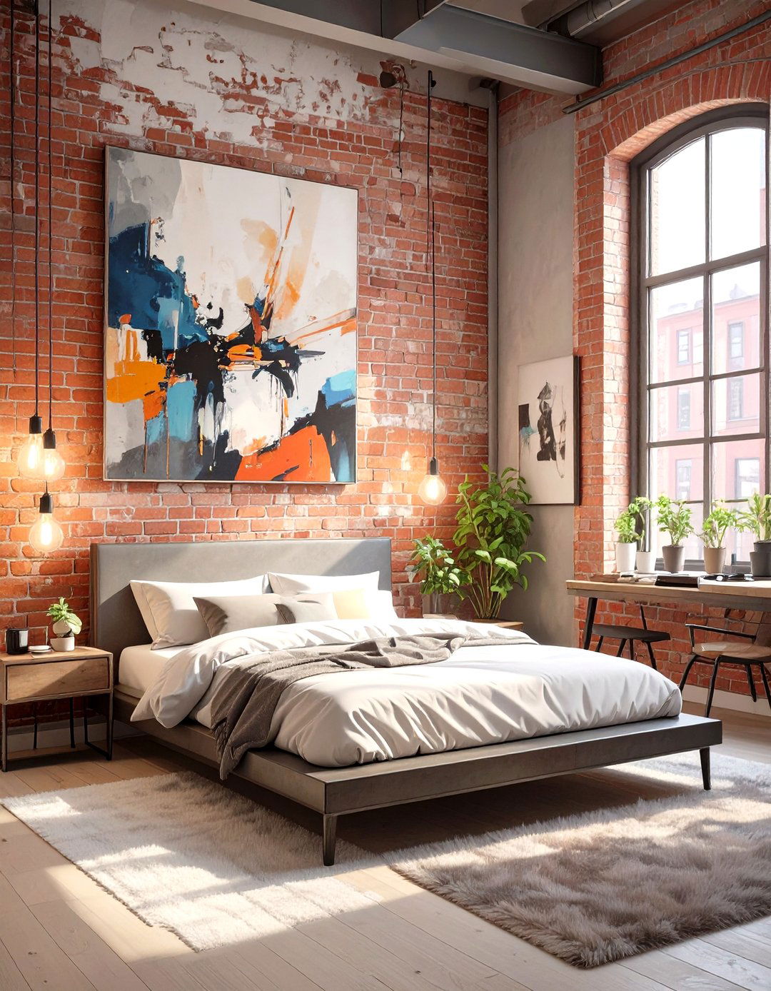 The Industrial Loft Bedroom - 30 master bedroom inspo ideas