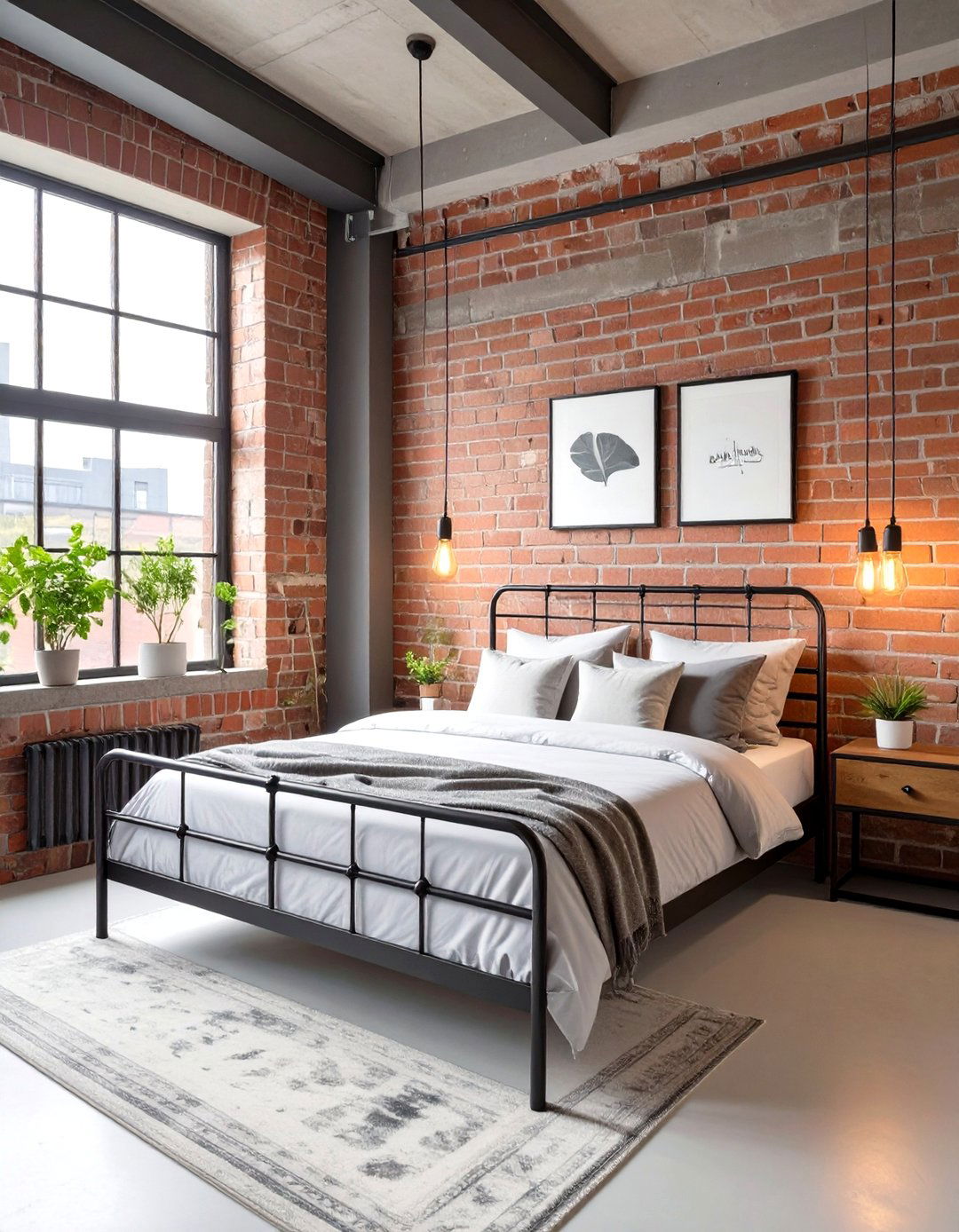 The Industrial Loft Bedroom - 30 neutral bedroom ideas