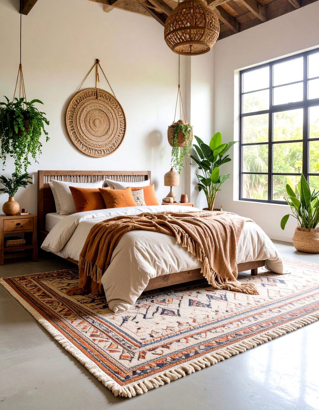 The Industrial Loft Boho Bedroom - 30 ai boho chic bedroom ideas