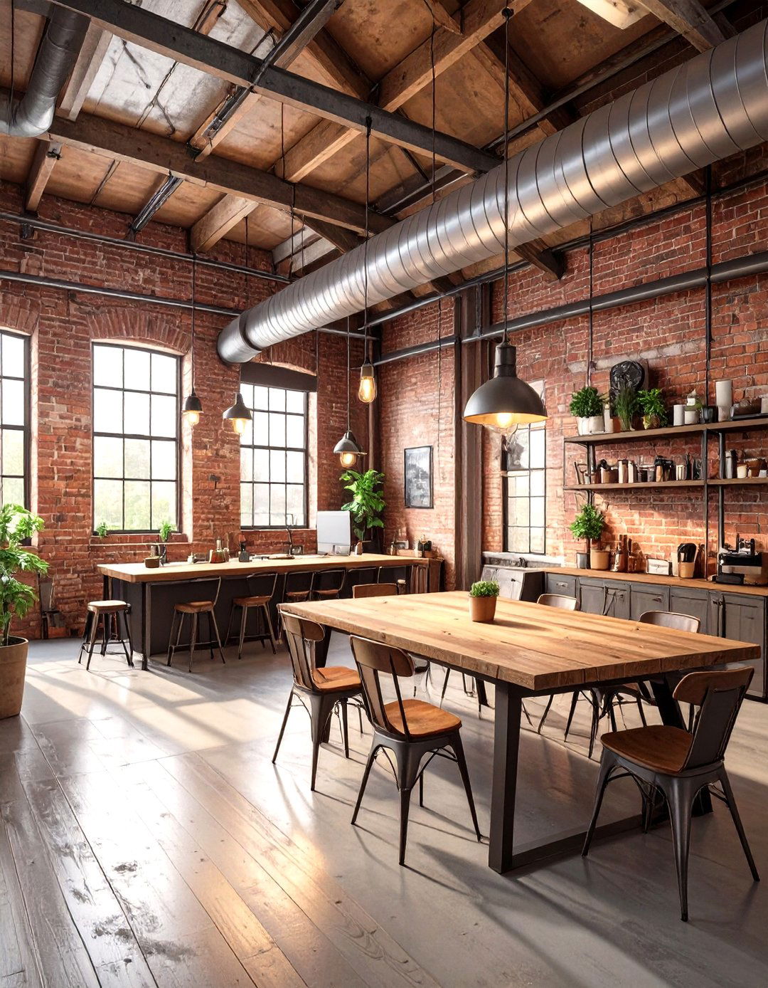 The Industrial Loft Garage - 30 man cave ideas garage