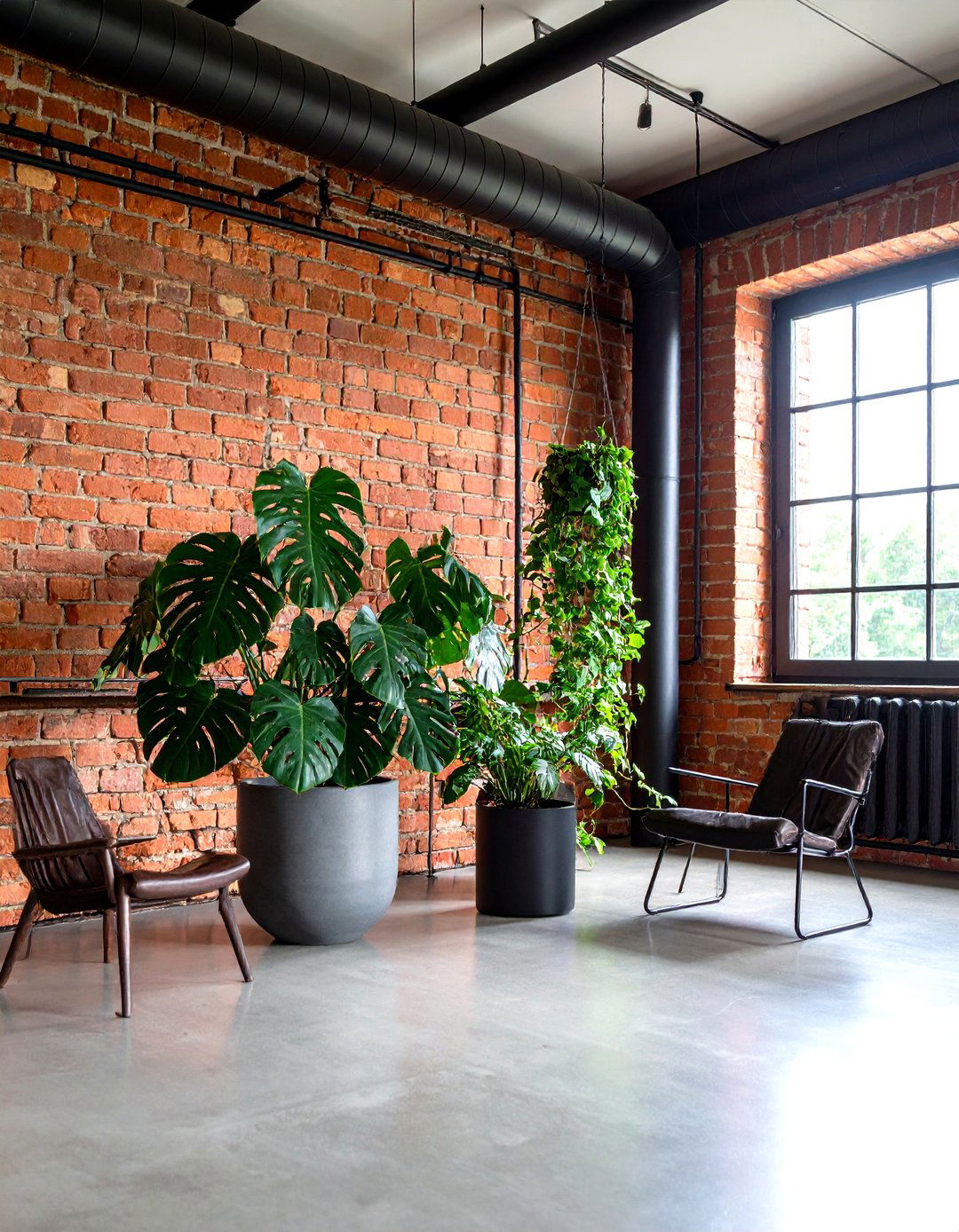 The Industrial Loft Garden - 30 indoor garden ideas