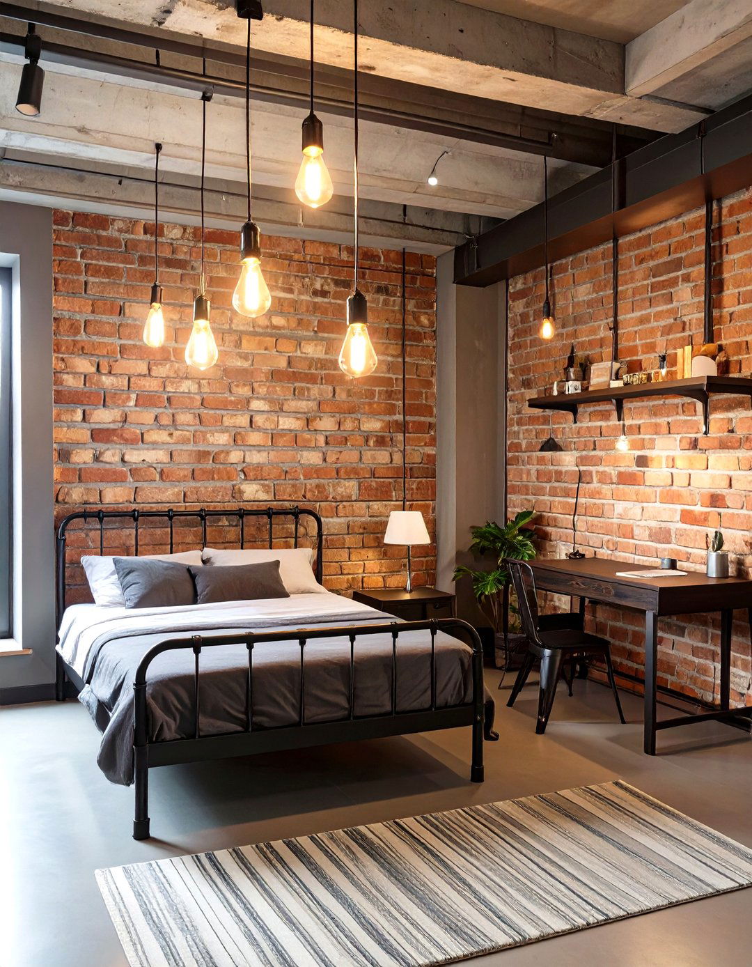 The Industrial Loft Guest Bedroom Office - 30 guest room office ideas