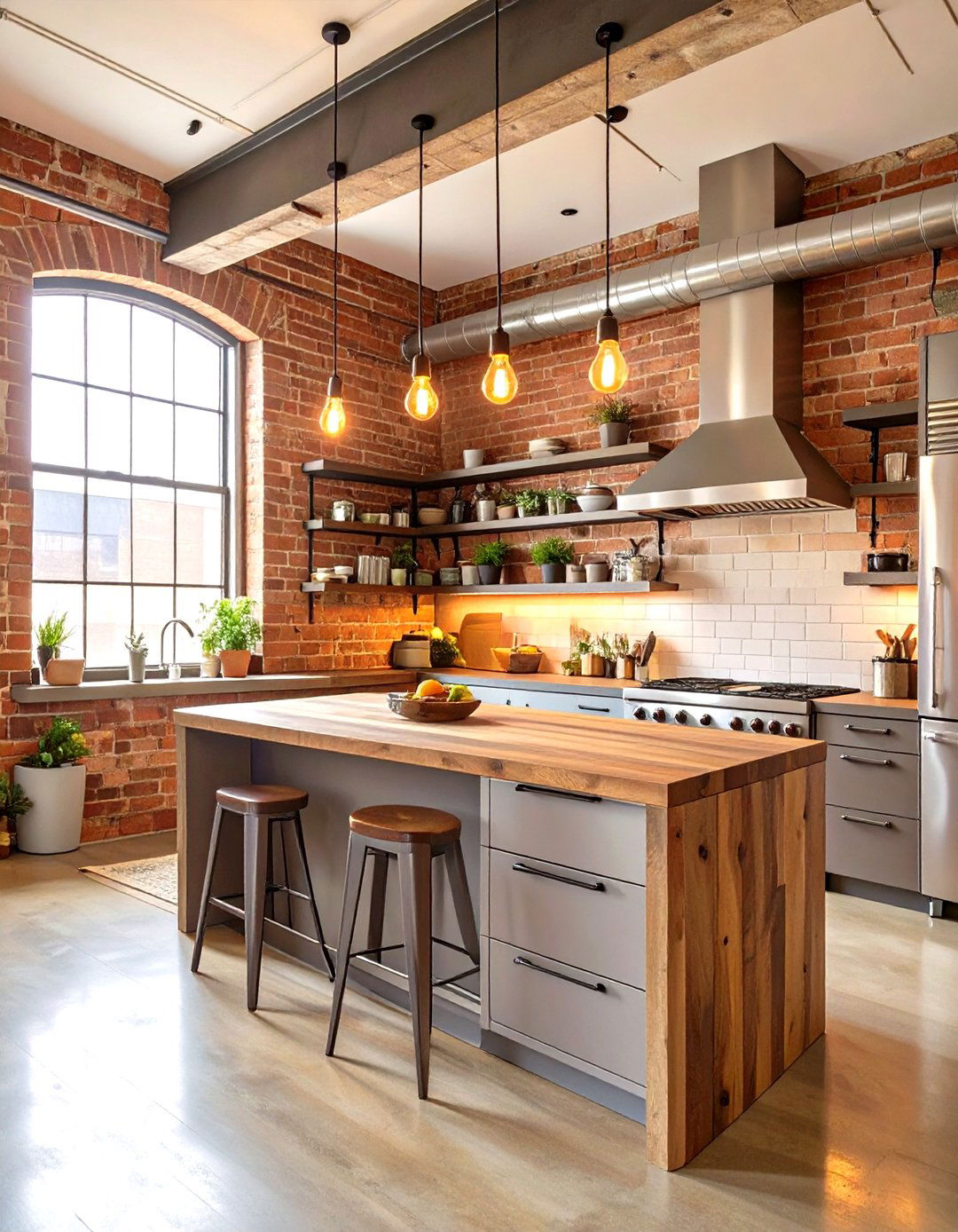 The Industrial Loft Kitchen - 30 beautiful kitchen designs