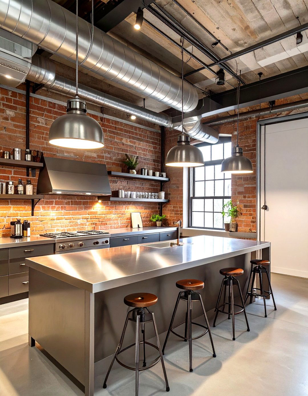 The Industrial Loft Kitchen - 30 how to design a kitchen ideas