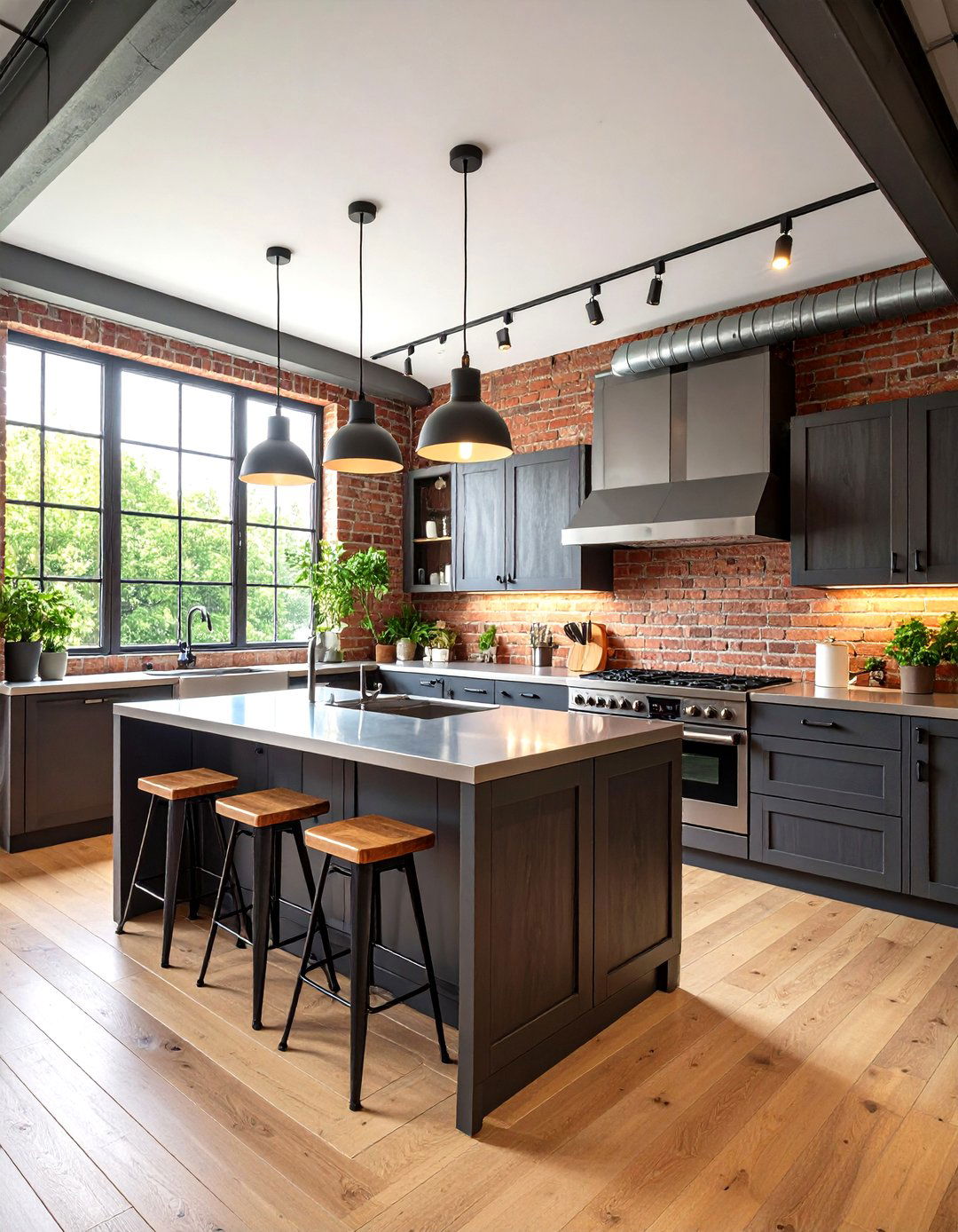 The Industrial Loft Kitchen - 30 ikea kitchen ideas