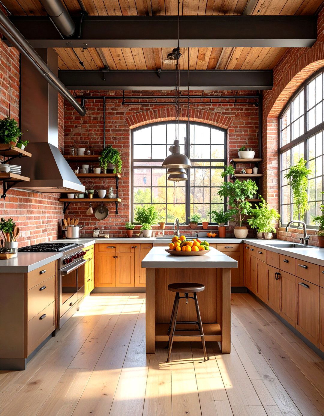 The Industrial Loft Kitchen - 30 kitchen theme ideas