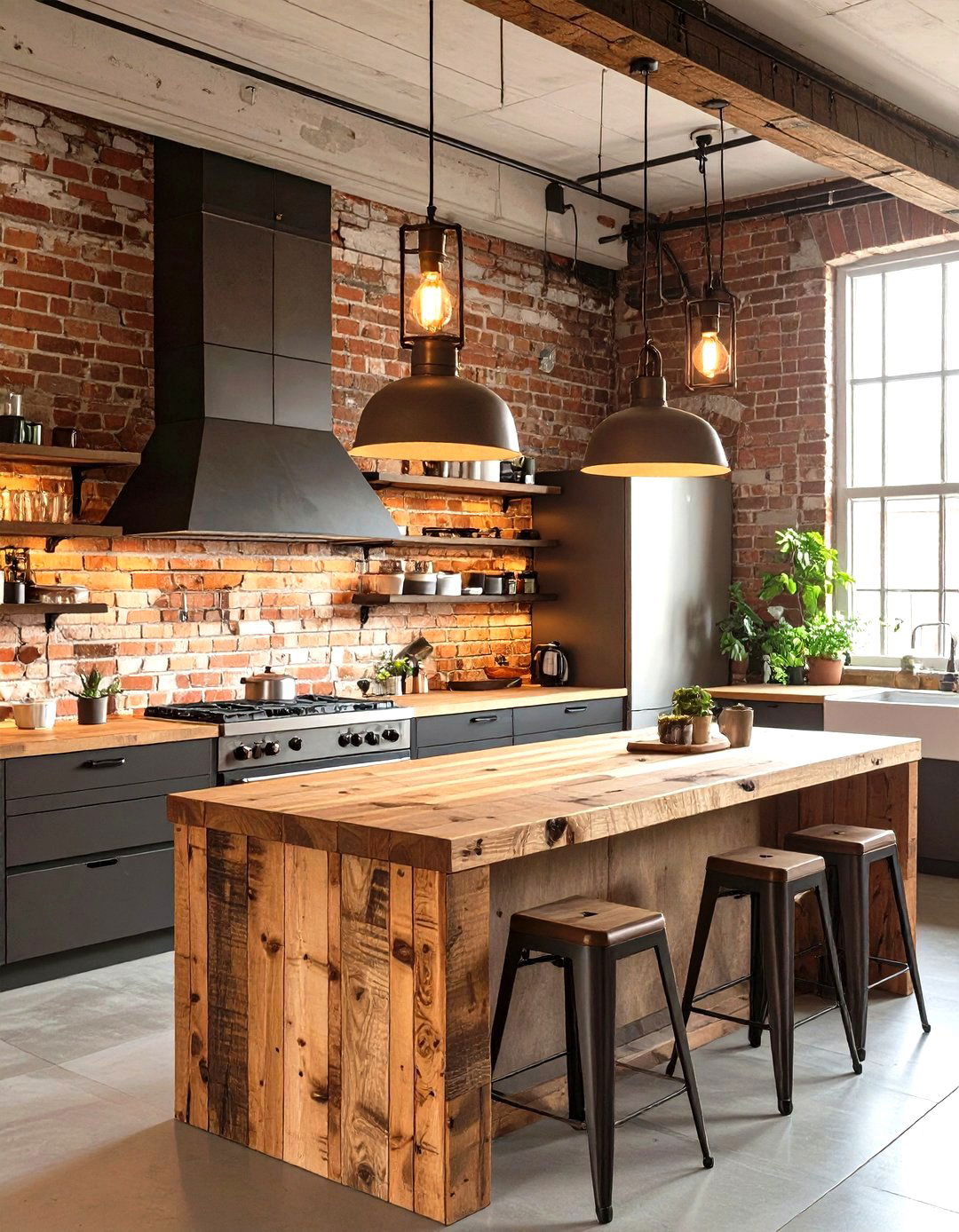 The Industrial Loft Kitchen - 30 cozy kitchen ideas