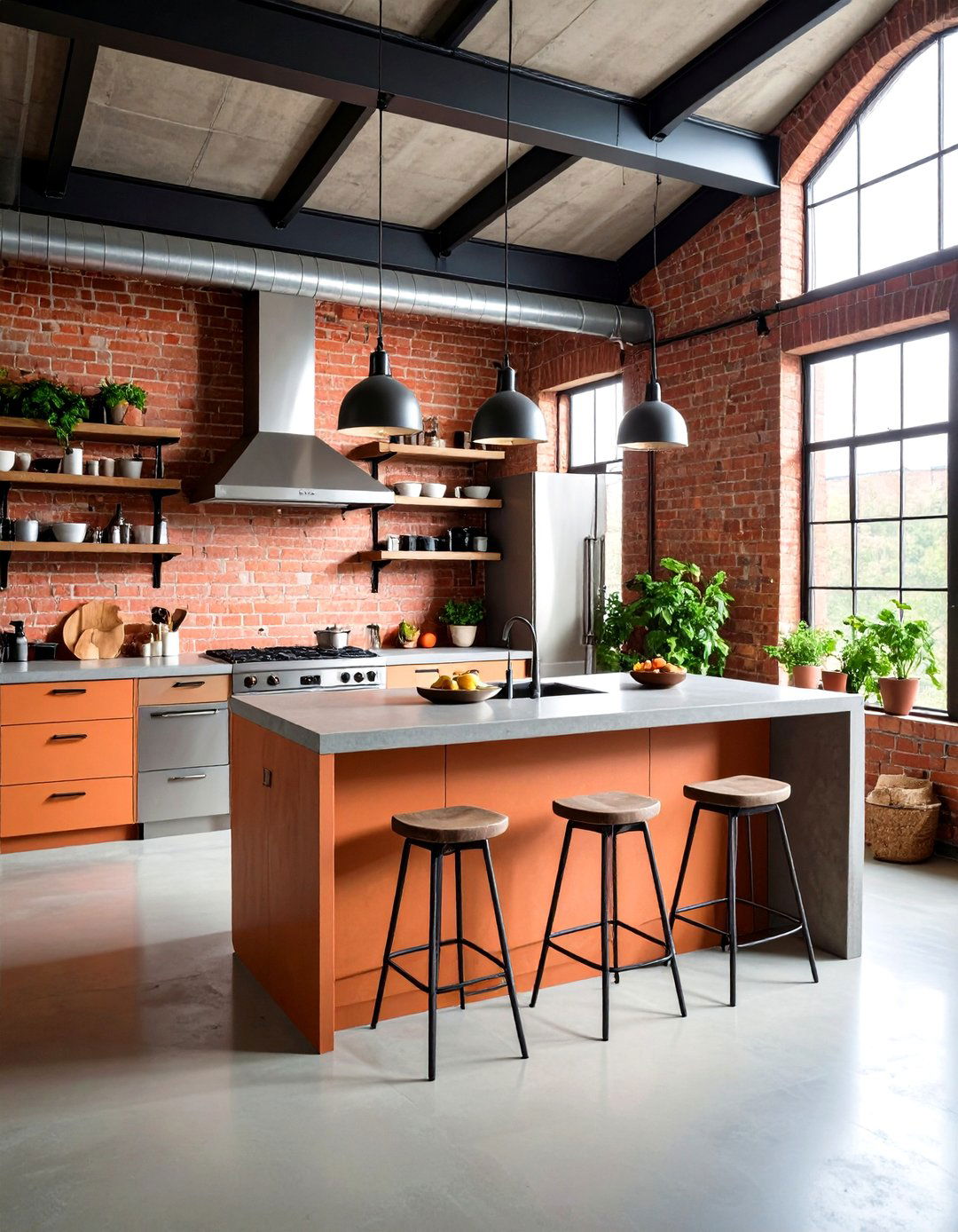The Industrial Loft Kitchen Improvement - 30 kitchen improvement ideas miprenovate