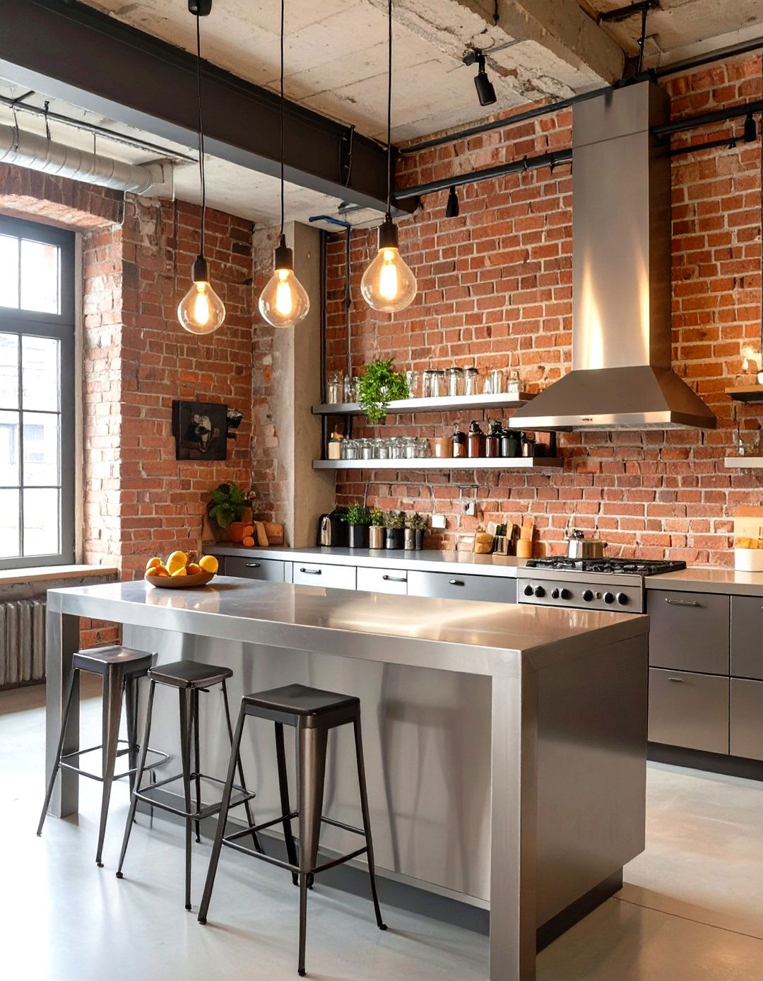 The Industrial Loft Kitchen Style - 30 low cost simple kitchen designs