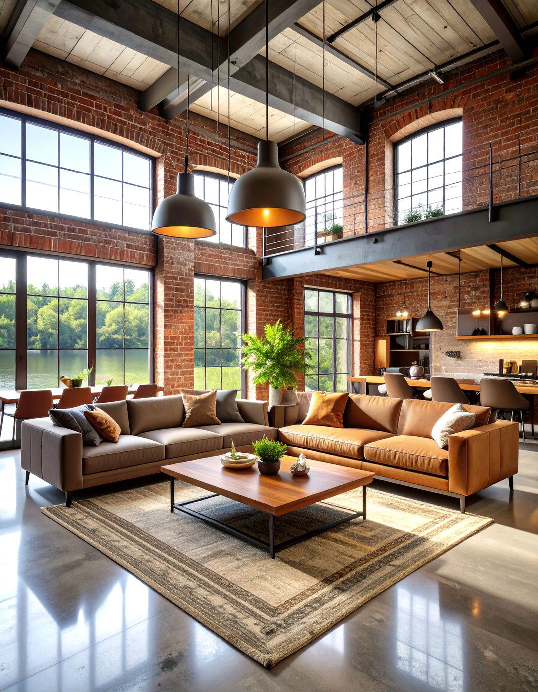 The Industrial Loft Lake House Concept - 30 lake house interior design ideas