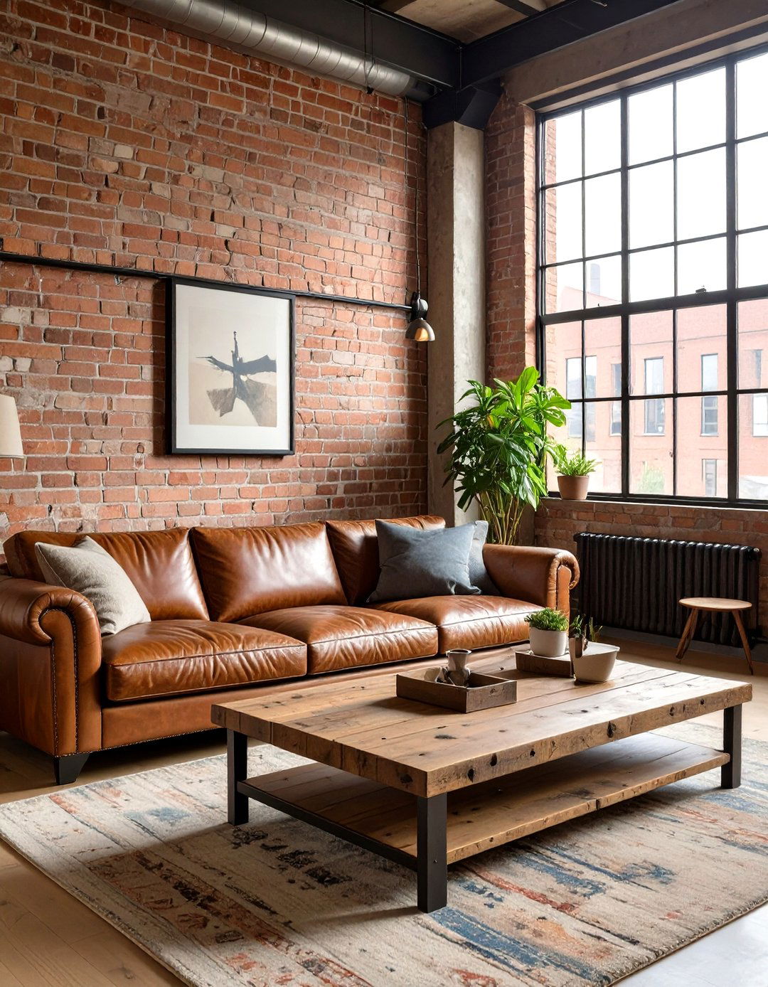 The Industrial Loft Living Room - 30 interior design for living room ideas