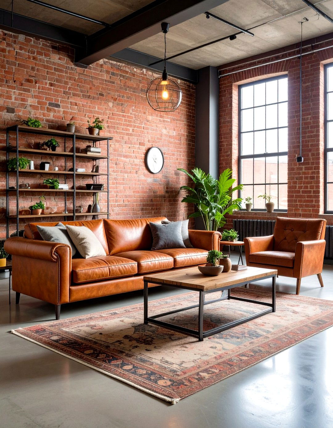 The Industrial Loft Living Room - 30 living room decor ideas
