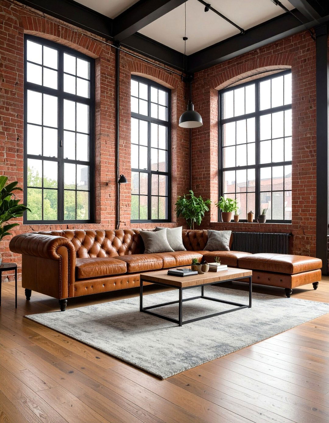 The Industrial Loft Living Room - 30 living room setup ideas