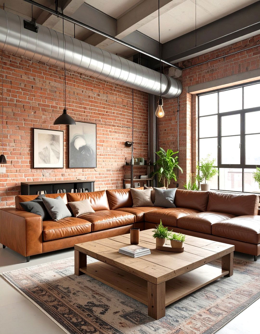 The Industrial Loft Living Room - 30 modern living room decor ideas