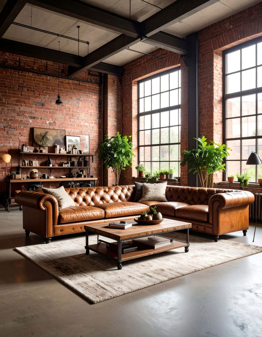The Industrial Loft Living Room - 30 design my living room ideas