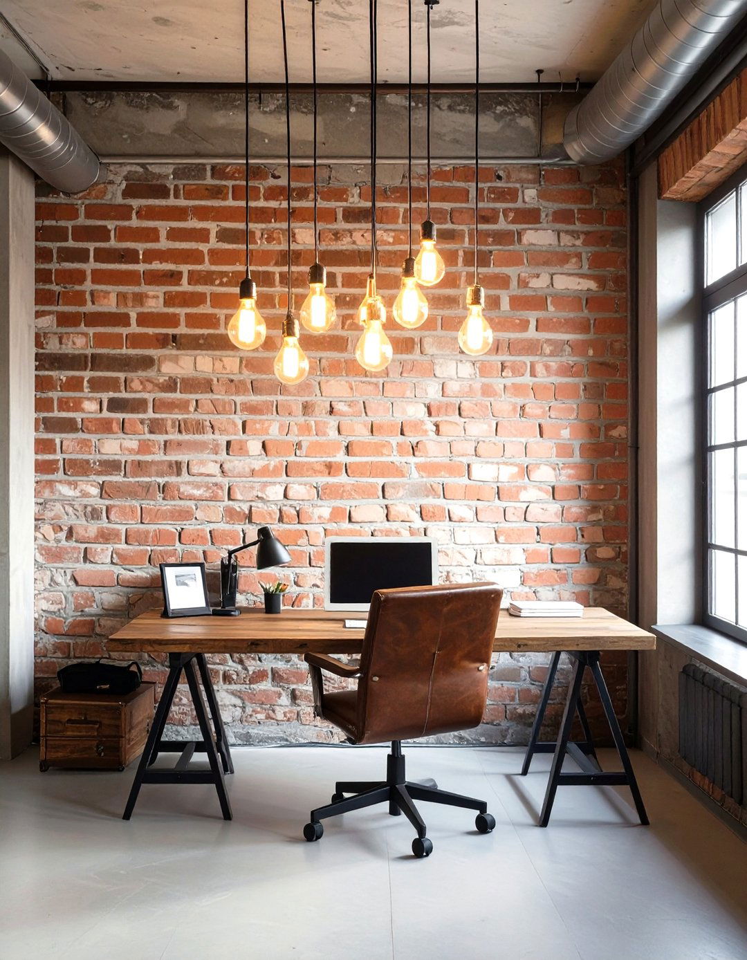 The Industrial Loft Office - 30 office  decorating ideas