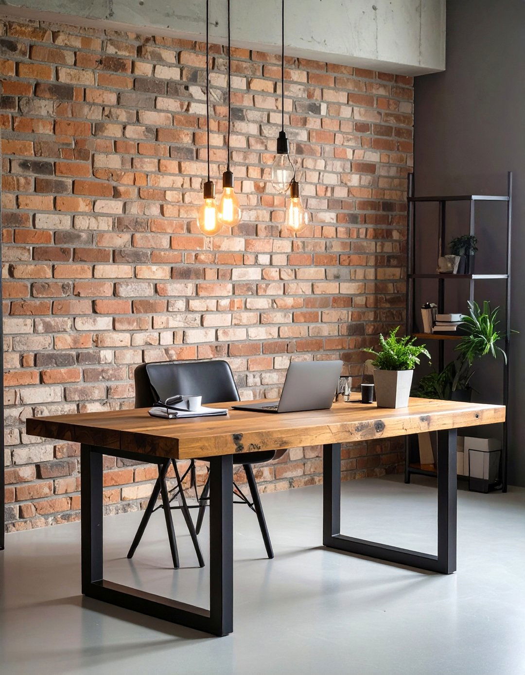 The Industrial Loft Office Desk Vibe - 30 office desk decoration ideas