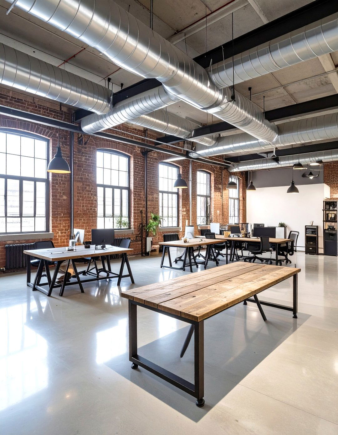The Industrial Loft Office - 30 cool office ideas