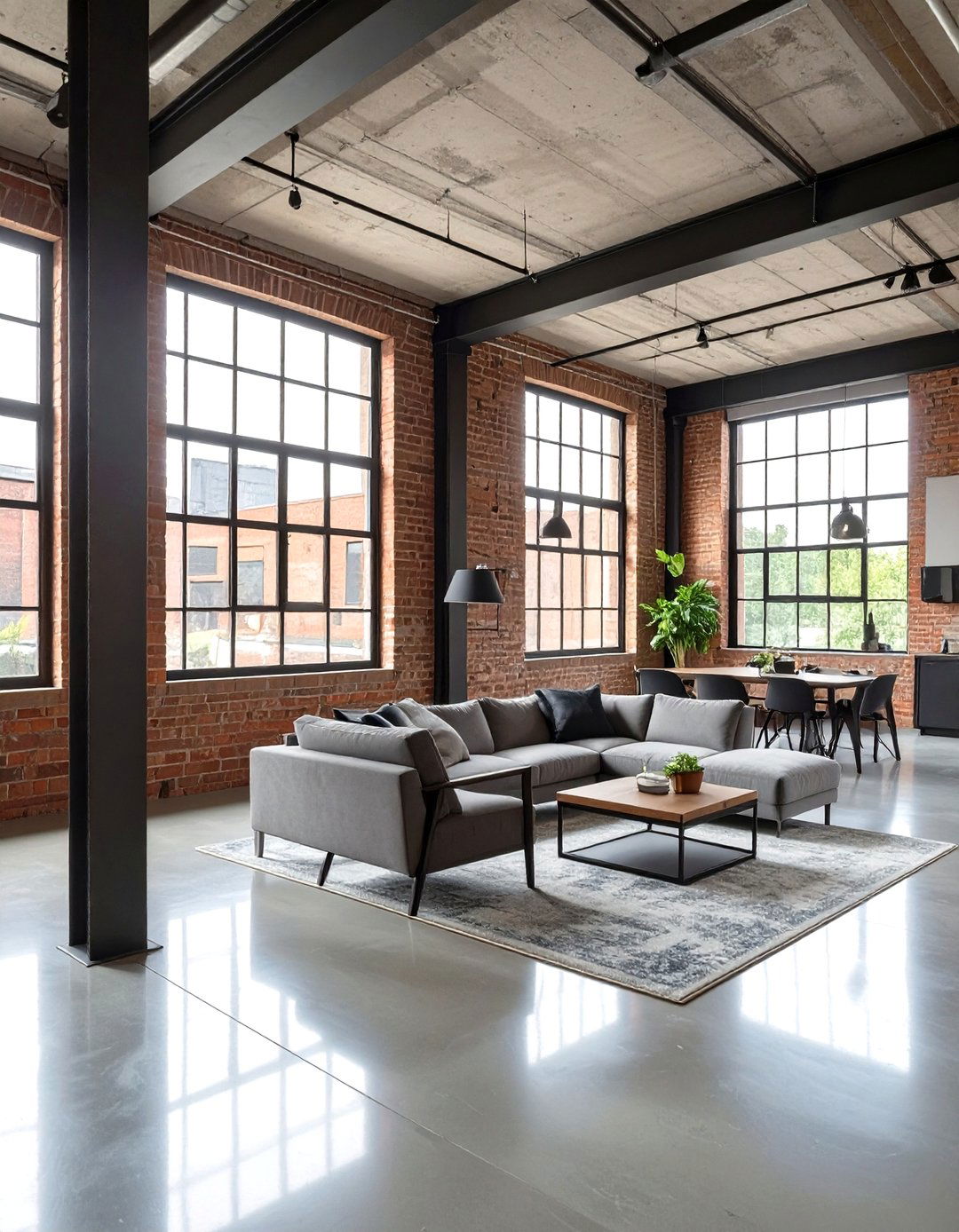 The Industrial Loft Style Living Area - 30 garage extension ideas