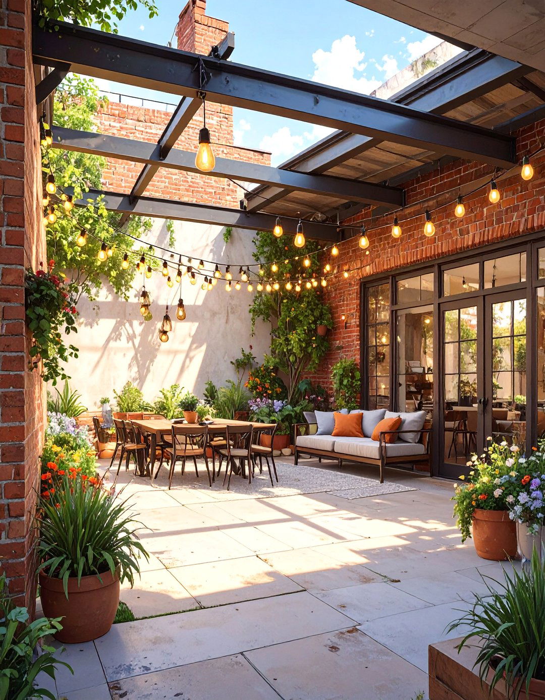 The Industrial Loft Style - 30 attached covered patio ideas