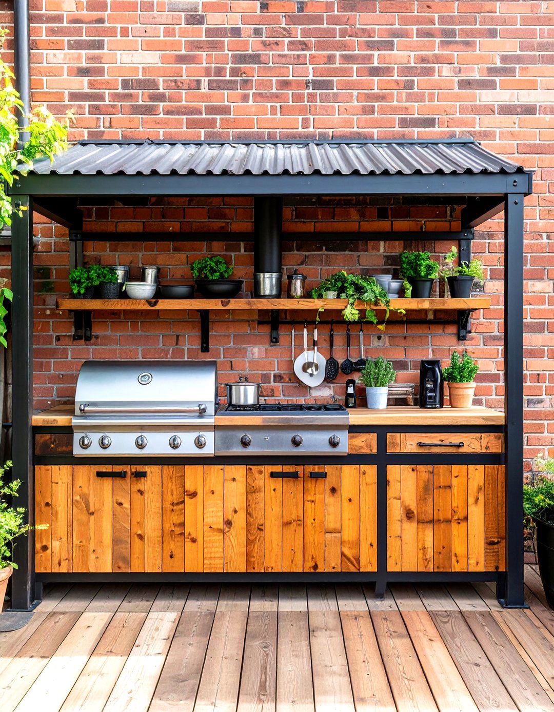 30 DIY Small Outdoor Kitchen Ideas for Any Budget - We Love Home Blog