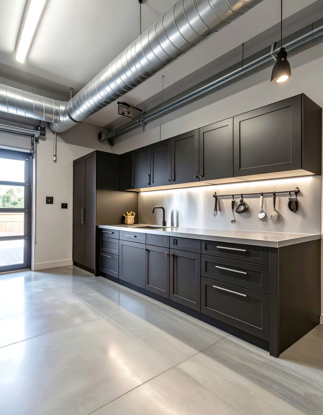The Industrial Steel Garage Closet - 30 garage closet ideas