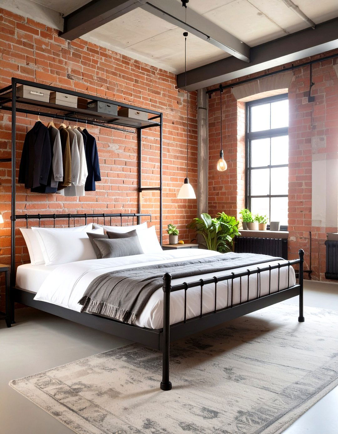 The Industrial Style Bedroom - 30 master bedroom layout ideas