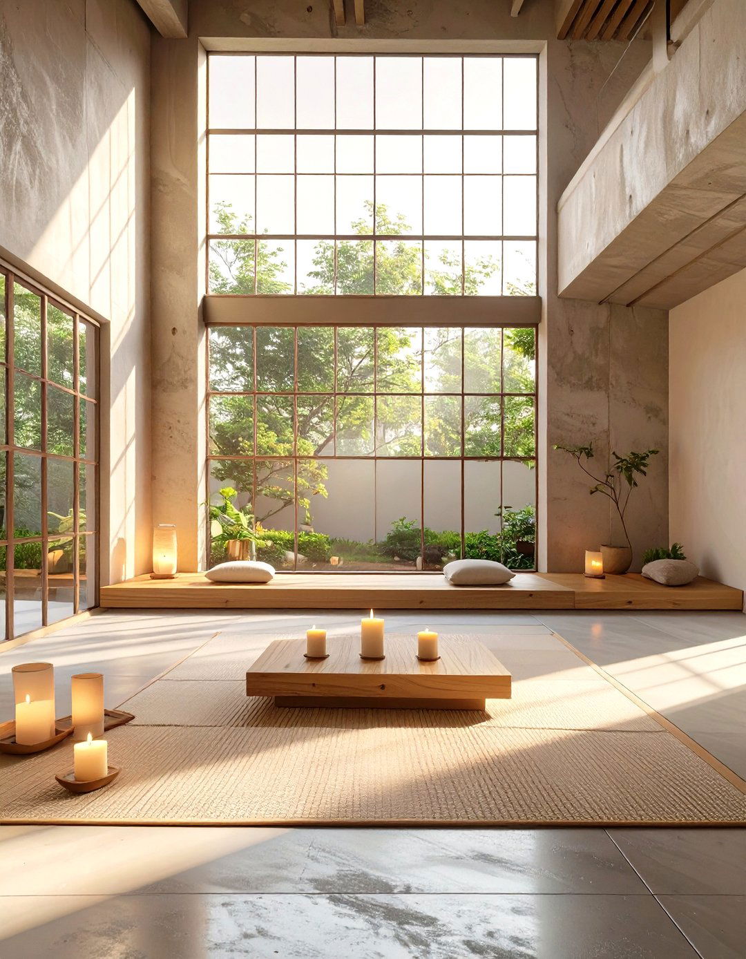The Industrial Zen Meditation Space - 30 modern industrial interior design ideas