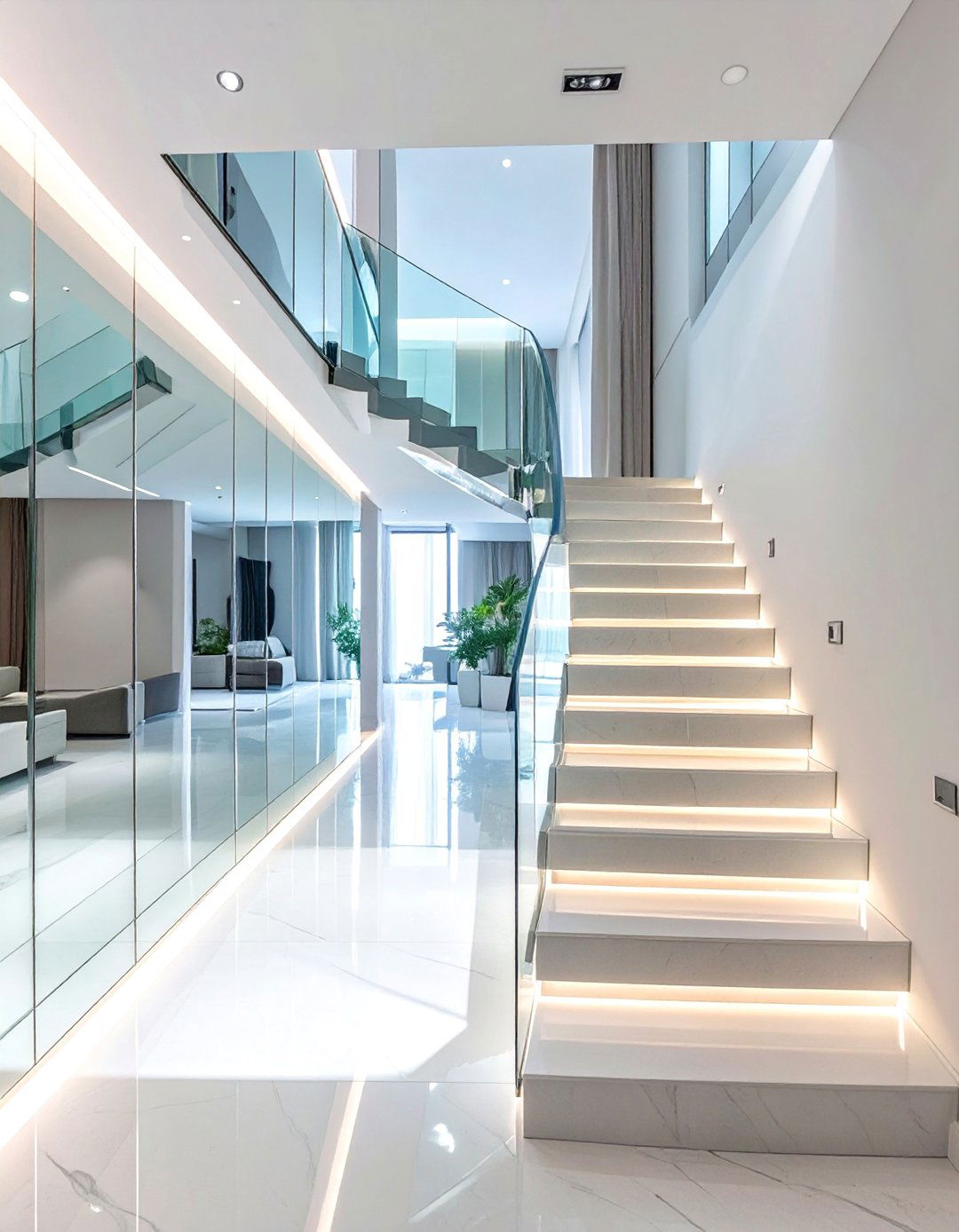 The Infinity Mirror Staircase Design - 30 ai staircase design ideas