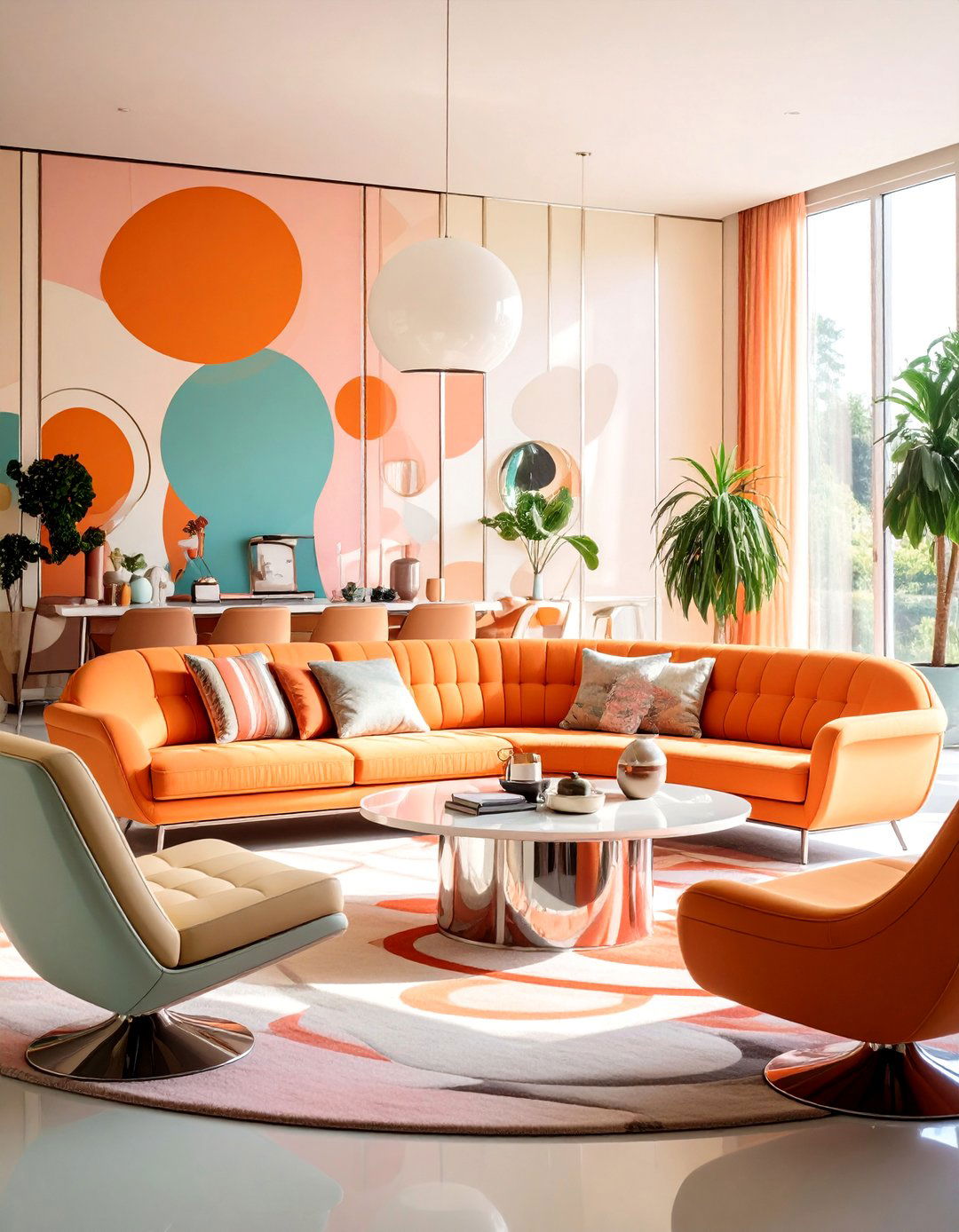 The Influence of s Retro Futurism - 30 2025 living room trends