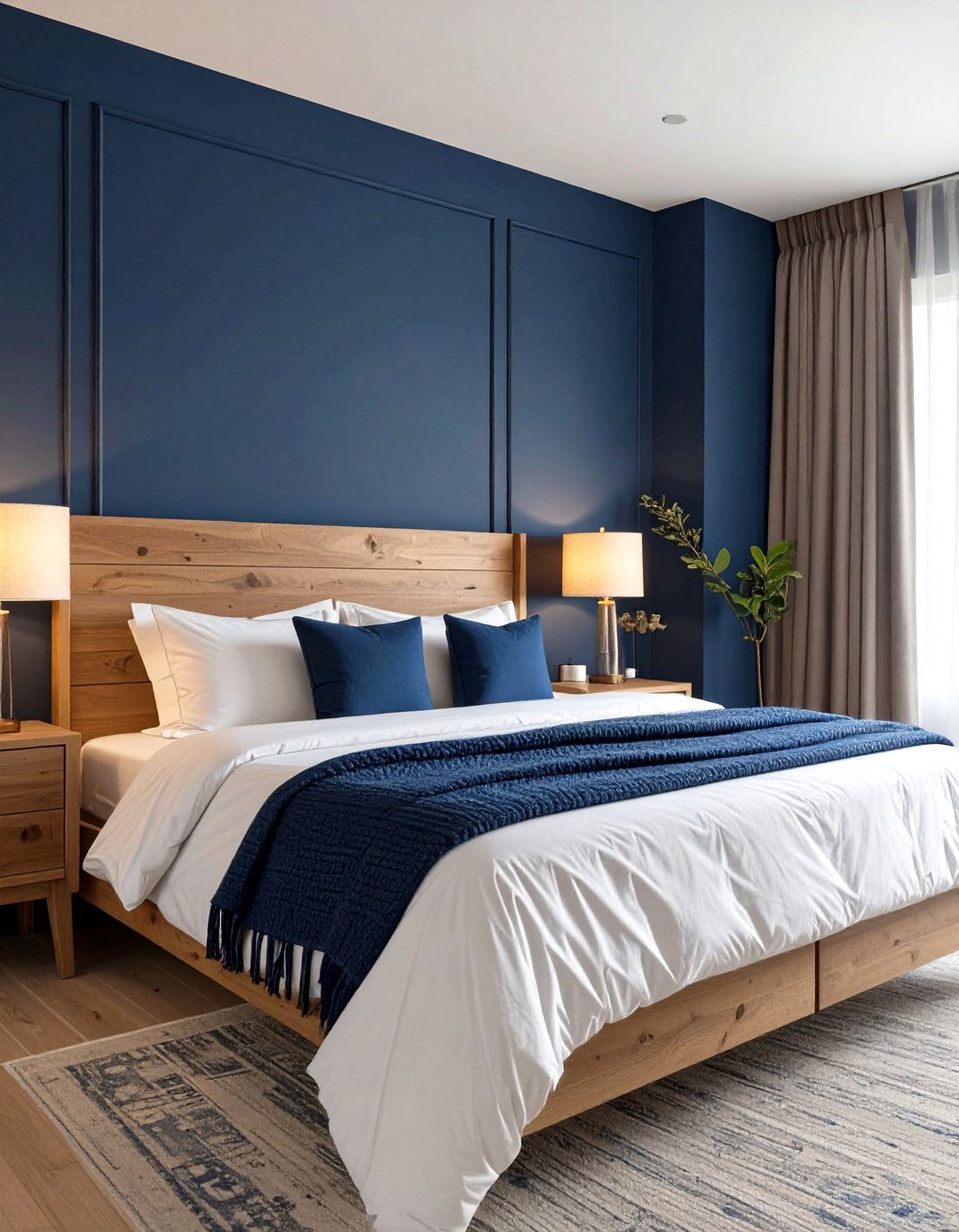 The Inky Blue Bedroom Retreat - 30 dark interior design ideas