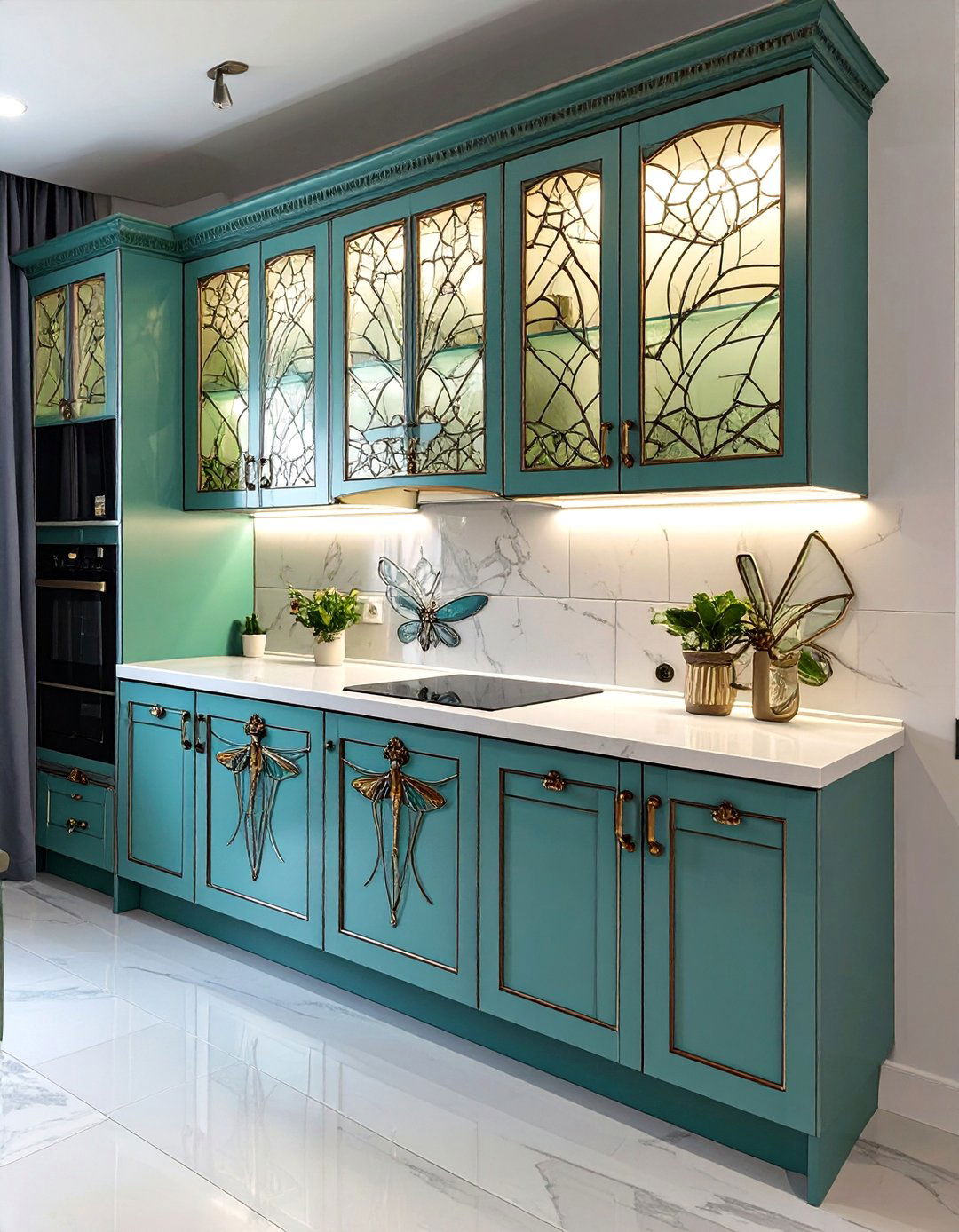 The Insect Wing Cabinetry - 30 art nouveau interior design ideas