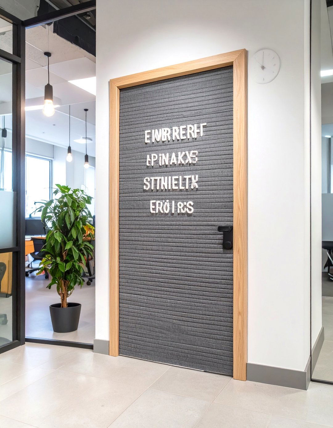 The Inspirational Quote Board Door - 30 office door  decorating ideas