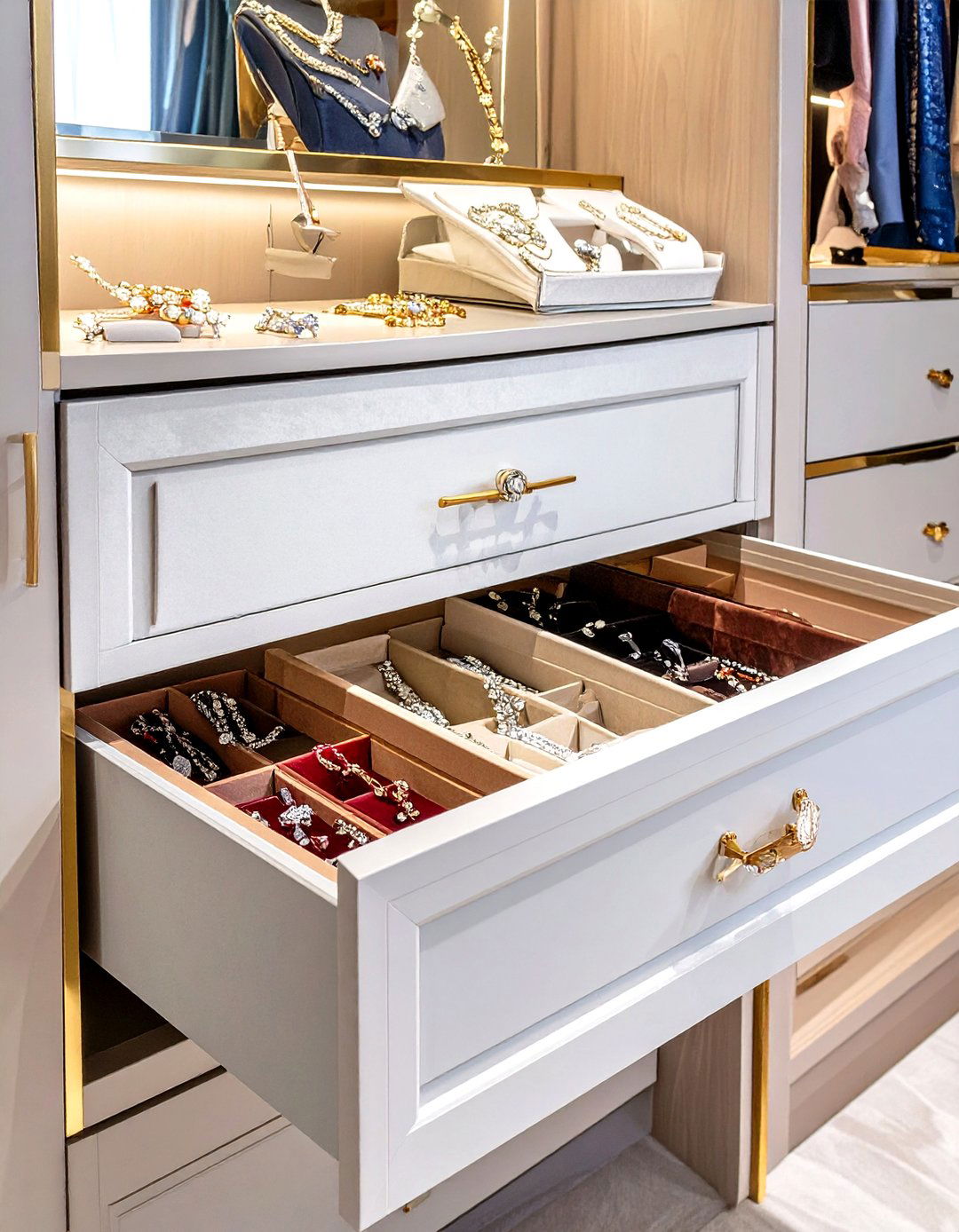 The Integrated Jewelry Organizer Closet Dresser - 30 closet dresser ideas