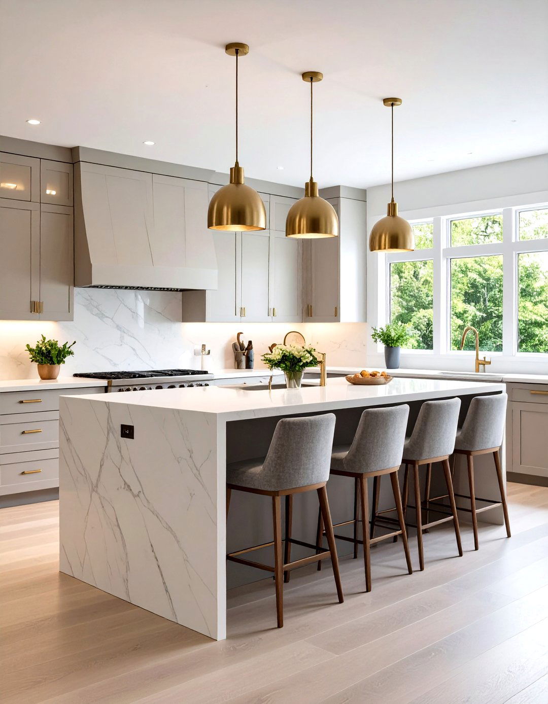 The Integrated Kitchen Island Booth - 30 eat in kitchen ideas