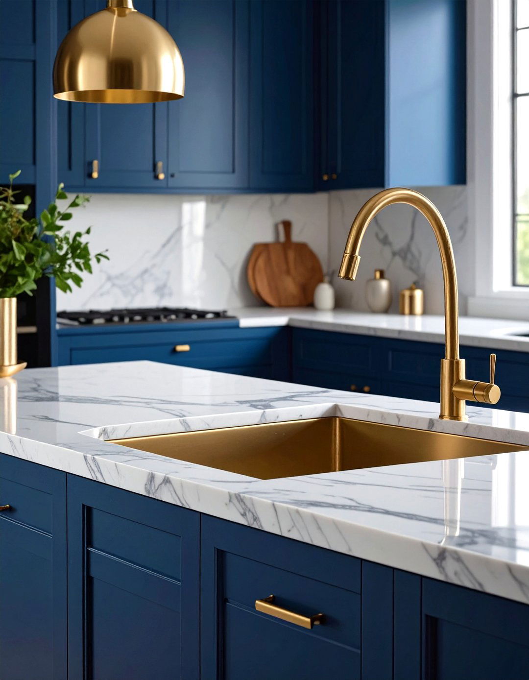 The Integrated Marble Kitchen Sink - 30 kitchen sink ideas