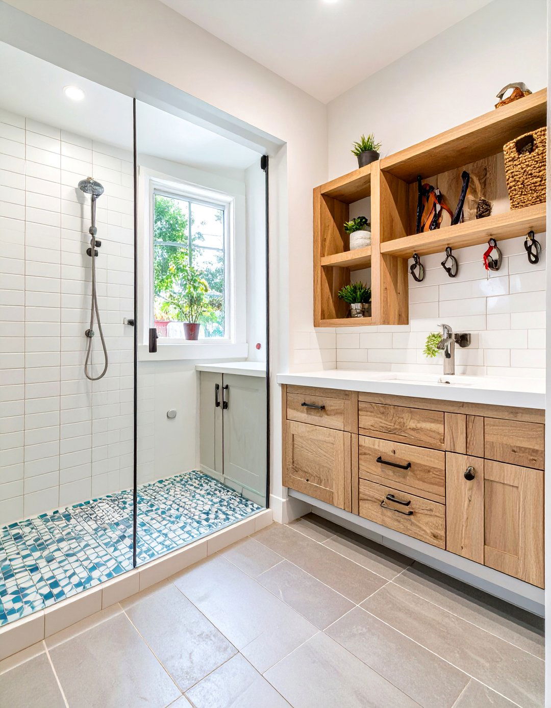 The Integrated Mudroom Pet Station - 30 ai pet-friendly home design ideas