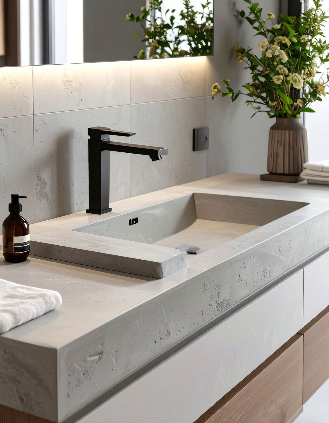 The Integrated Ramp Bathroom Sink - 30 bathroom sink ideas