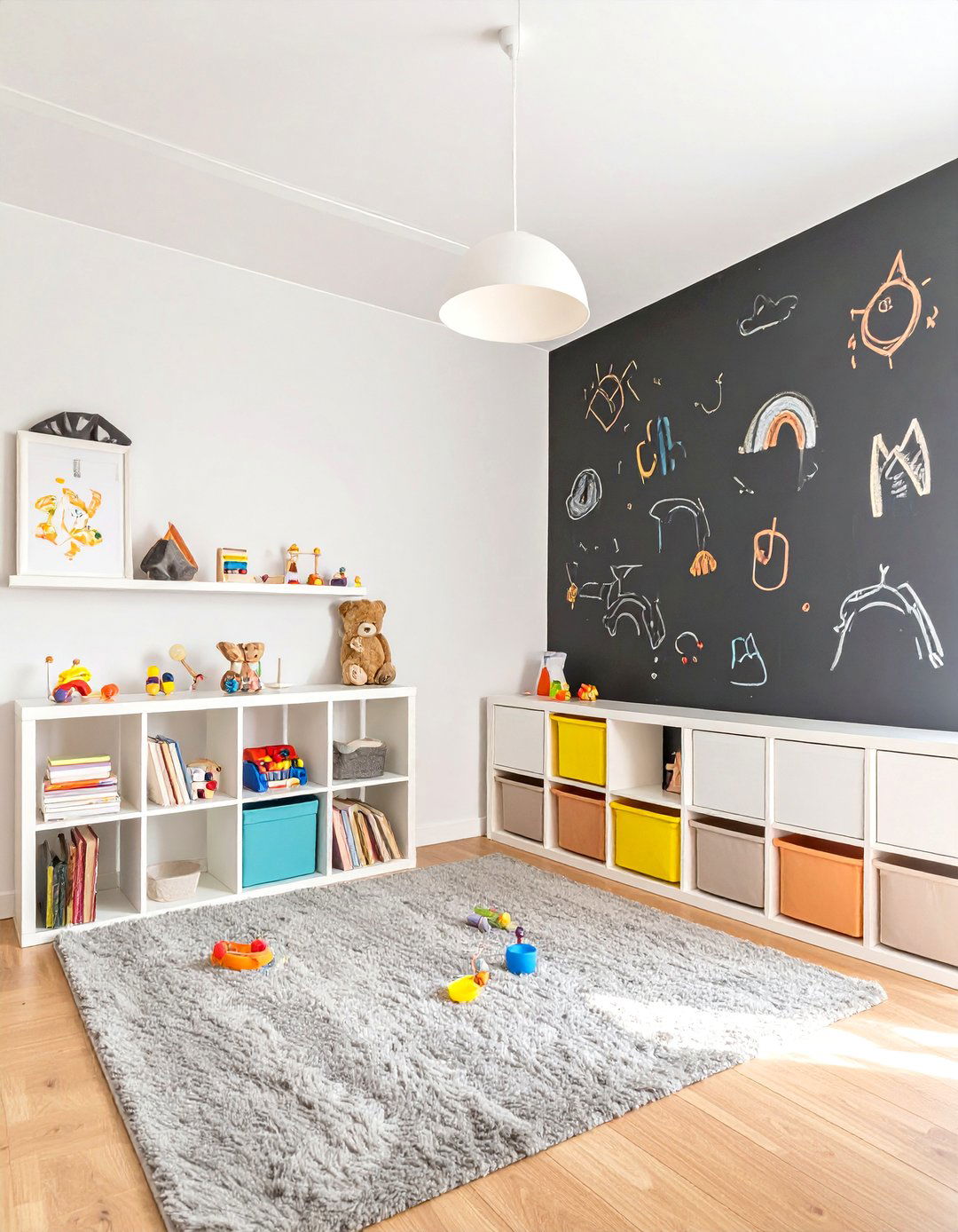 The Interactive Play Wall Nursery - 30 modern baby girl room ideas