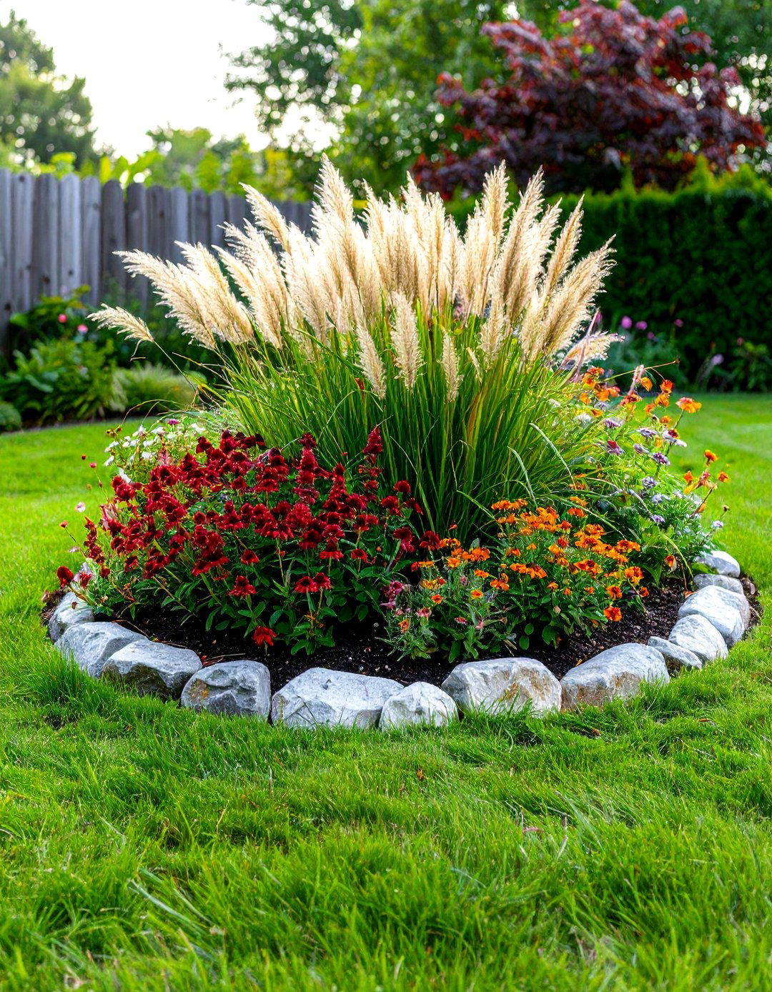 The Island Bed Pollinator Garden Design - 30 layout pollinator garden design plans ideas